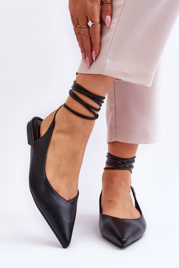 Turriso - Chaussures pointues à lacets - Noir