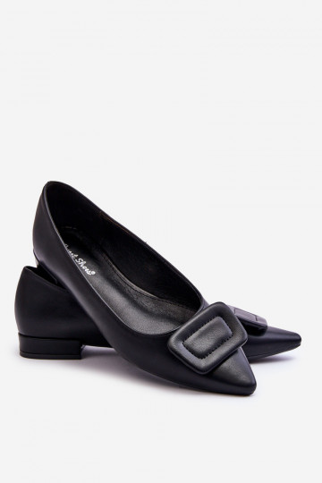 Ballerines modèle classique avec ornements de couleur noire Rivea 2