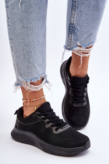 Chaussures de sport à lacets de style classique de couleur noire Darla 2