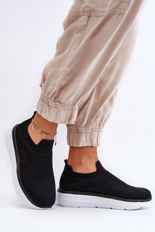 Chaussures de sport du modèle résistant de couleur noire Ferive Chaussures de sport du modèle résistant de couleur noire Ferive