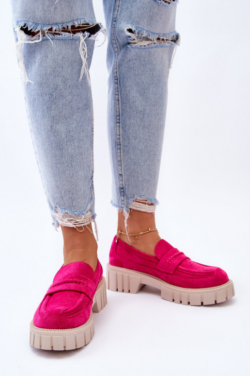 Bottines en daim pour femmes de couleur rose Fiorell Bottines en daim pour femmes de couleur rose Fiorell