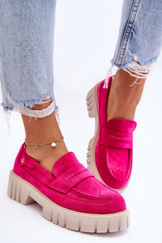 Bottines en daim pour femmes de couleur rose Fiorell Bottines en daim pour femmes de couleur rose Fiorell