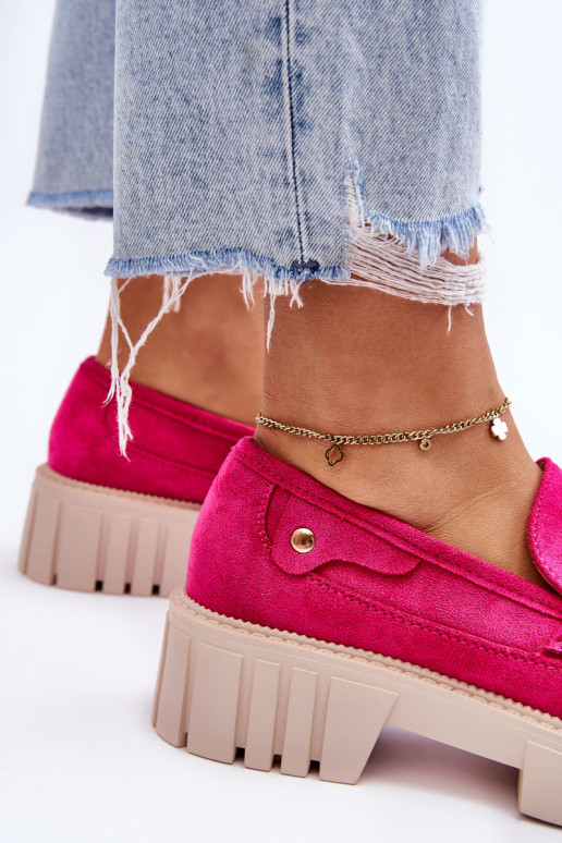 Bottines en daim pour femmes de couleur rose Fiorell Bottines en daim pour femmes de couleur rose Fiorell