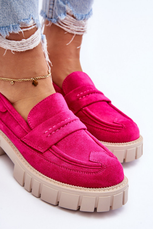 Bottines en daim pour femmes de couleur rose Fiorell Bottines en daim pour femmes de couleur rose Fiorell