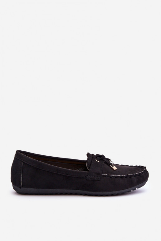 Mocassins classiques en daim noirs Good Time Mocassins classiques en daim noirs Good Time