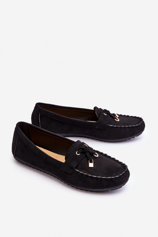 Mocassins classiques en daim noirs Good Time Mocassins classiques en daim noirs Good Time