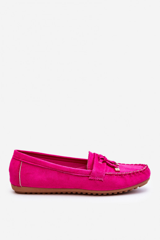 Mocassins classiques en daim rose Good Time Mocassins classiques en daim rose Good Time