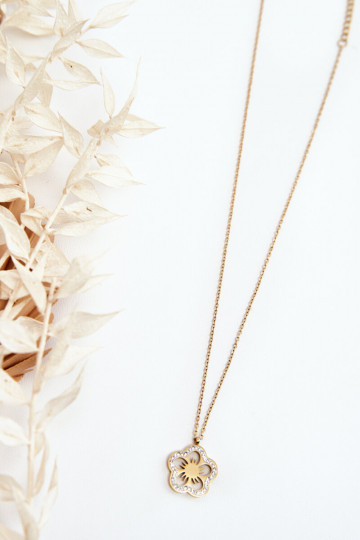 Collier de couleur or