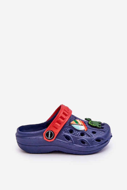 Chaussons légers pour enfants Chaussons de couleur bleu foncé Sweets