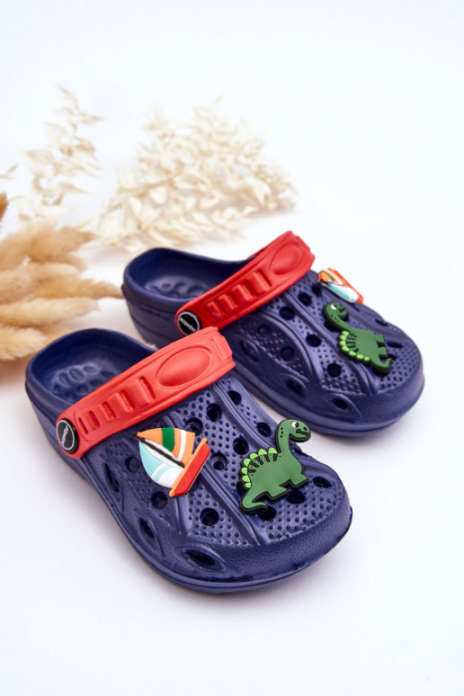 Chaussons légers pour enfants Chaussons de couleur bleu foncé Sweets