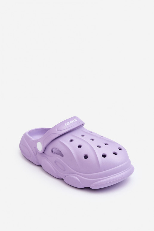 Chaussons Crocs Enfant Violet Nuageux