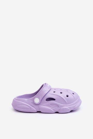 Chaussons Crocs Enfant Violet Nuageux 2