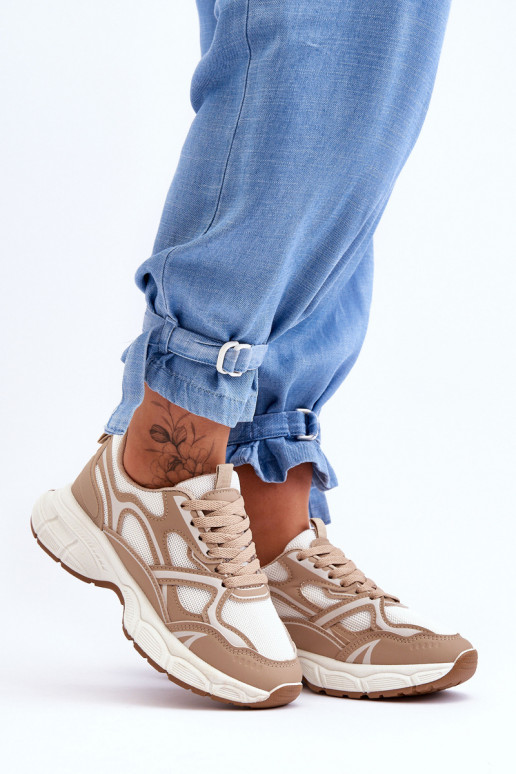 chaussures de sport Contiro beiges chaussures de sport Contiro beiges