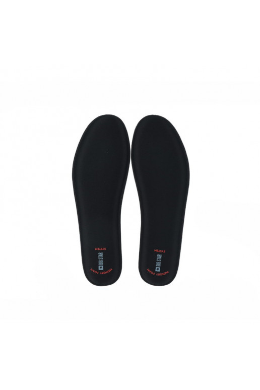 Semelles de chaussures BIG STAR Memory Foam System 2 paires noir