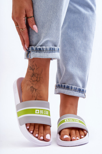 Chaussons légers Big Star JJ274647 Blanc-gris 2
