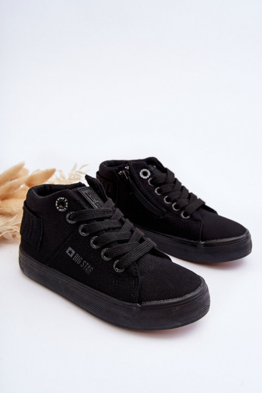 Chaussures de loisirs modèle classique pour enfants avec semelle Big Star LL374001 couleur noire