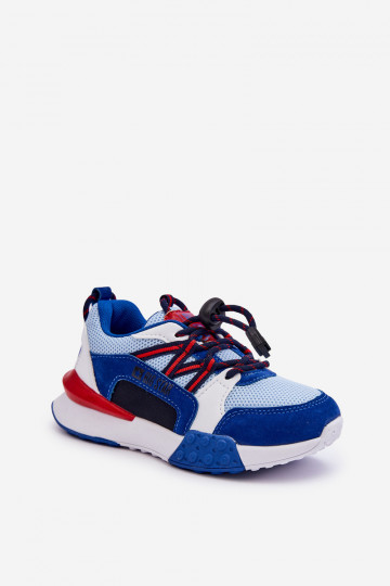 Chaussures de sport pour enfants, système de mousse à mémoire de forme Big Star LL374220, couleur bleue