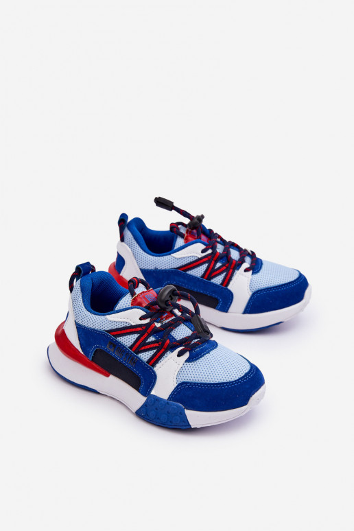Chaussures de sport pour enfants, système de mousse à mémoire de forme Big Star LL374220, couleur bleue