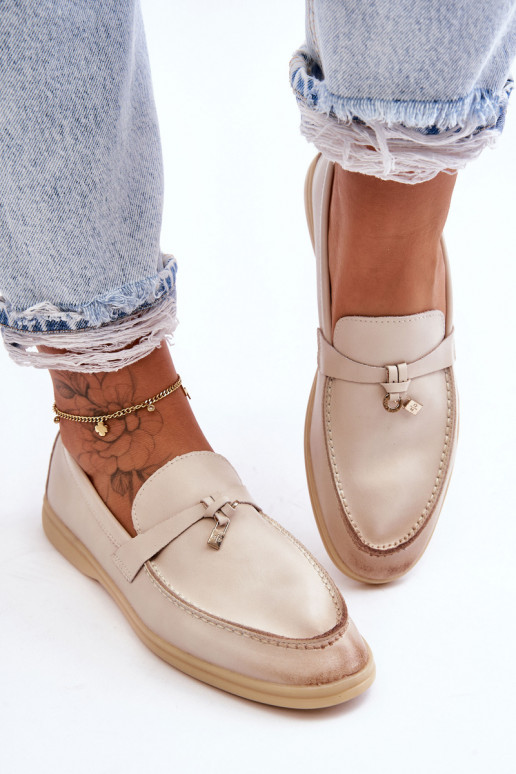 Mocassins femme modèle classique beige Cortez Mocassins femme modèle classique beige Cortez