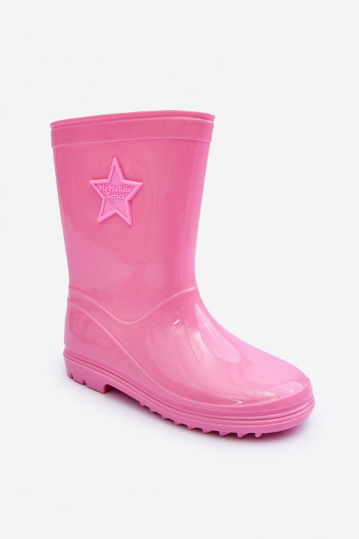 Chaussures en caoutchouc pour enfants couleur rose Malvi