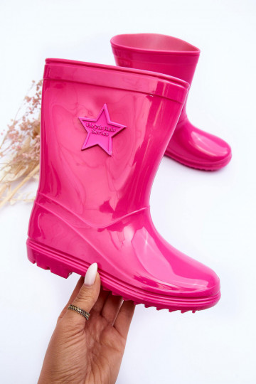 Chaussures en caoutchouc pour enfants couleur rose Malvi 2