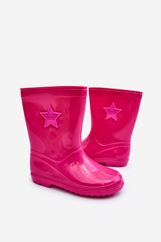 Chaussures en caoutchouc pour enfants couleur rose Malvi