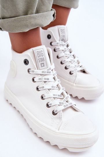 Chaussures de loisirs Big Star couleur blanc réchauffé GG274108