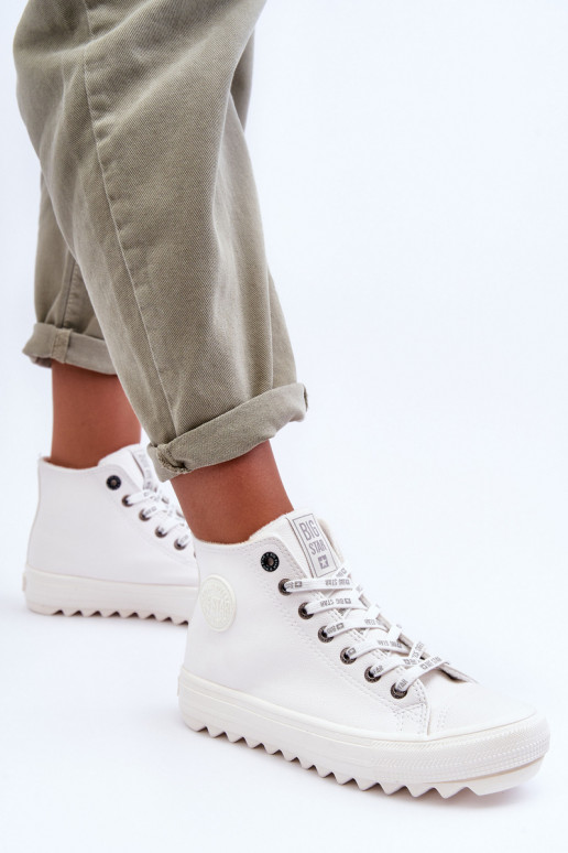 Chaussures de loisirs Big Star couleur blanc réchauffé GG274108 Chaussures de loisirs Big Star couleur blanc réchauffé GG274108