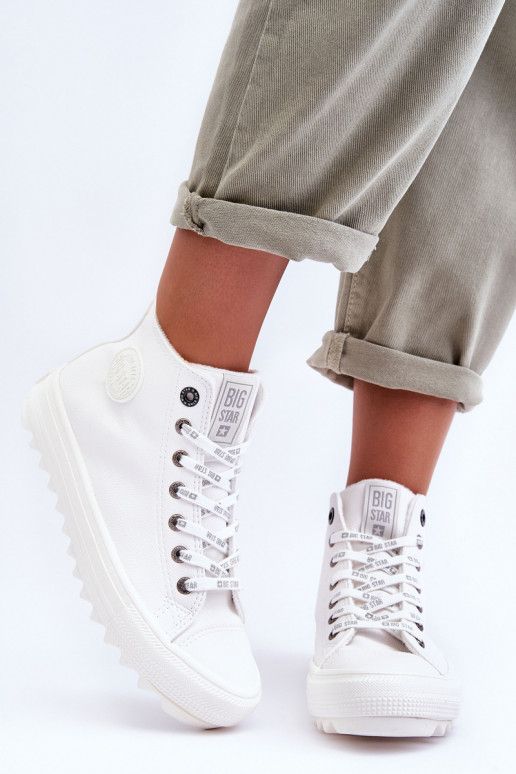 Chaussures de loisirs Big Star couleur blanc réchauffé GG274108 Chaussures de loisirs Big Star couleur blanc réchauffé GG274108