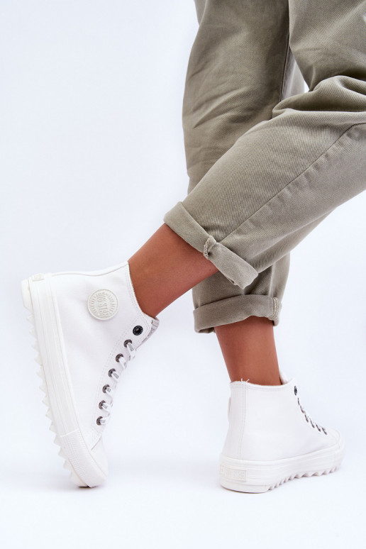 Chaussures de loisirs Big Star couleur blanc réchauffé GG274108 Chaussures de loisirs Big Star couleur blanc réchauffé GG274108