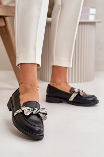 chaussures Mocassins couleur noir S.Barski HY330