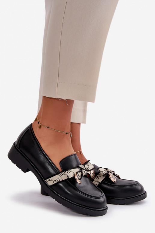 chaussures Mocassins couleur noir S.Barski HY330 chaussures Mocassins couleur noir S.Barski HY330