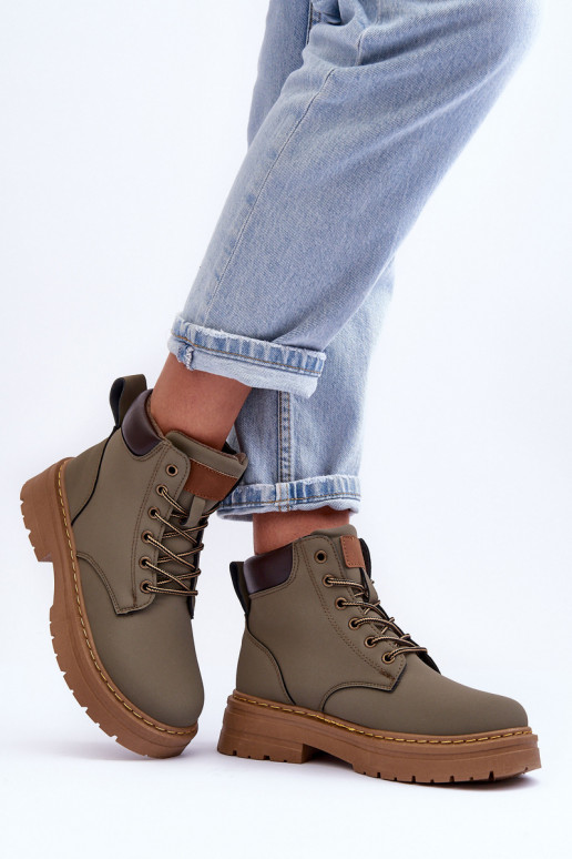 chaussures Boots réchauffées couleur vert Corbin chaussures Boots réchauffées couleur vert Corbin