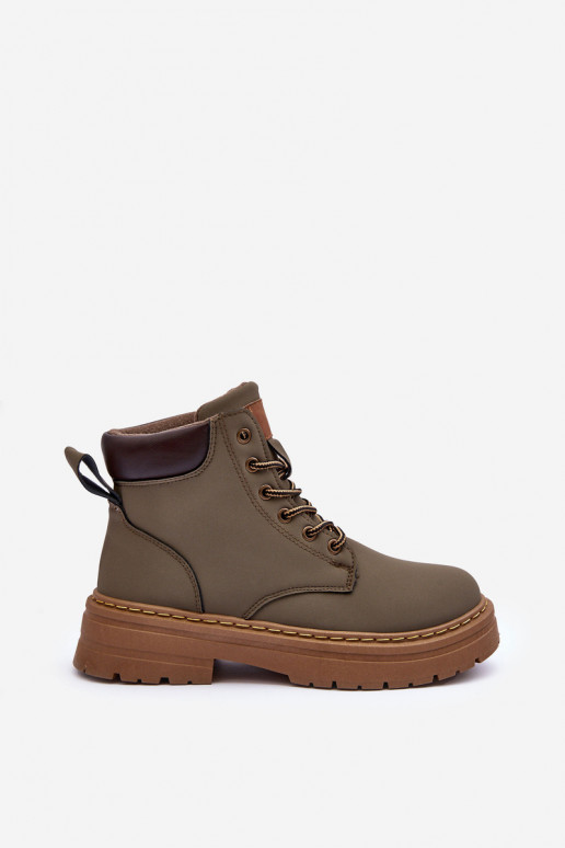 chaussures Boots réchauffées couleur vert Corbin chaussures Boots réchauffées couleur vert Corbin