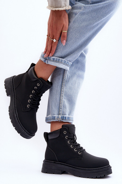 bottes Bottes chaudes couleur noir Corbin