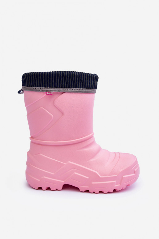 Bottes en caoutchouc pour enfants chauffées Befado 162Y307 couleur rose Bottes en caoutchouc pour enfants chauffées Befado 162Y307 couleur rose