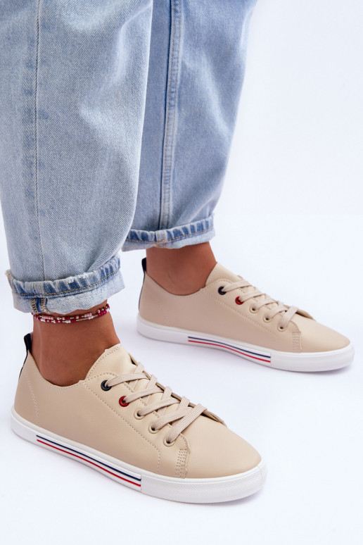 chaussures de sport beiges Mossaia chaussures de sport beiges Mossaia