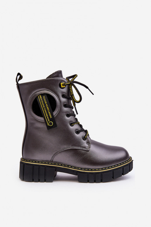 Chaussures chaudes pour enfants chaussures couleur gris Iomare Chaussures chaudes pour enfants chaussures couleur gris Iomare