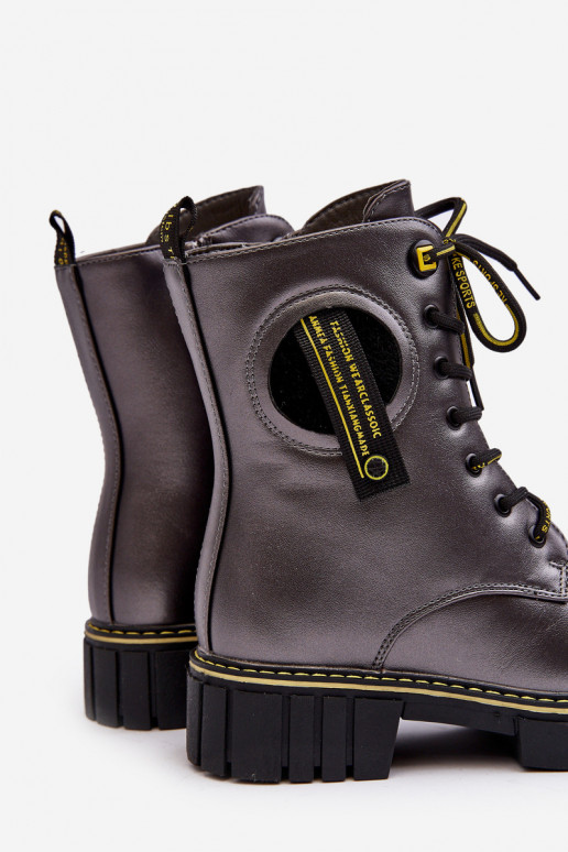 Chaussures chaudes pour enfants chaussures couleur gris Iomare Chaussures chaudes pour enfants chaussures couleur gris Iomare