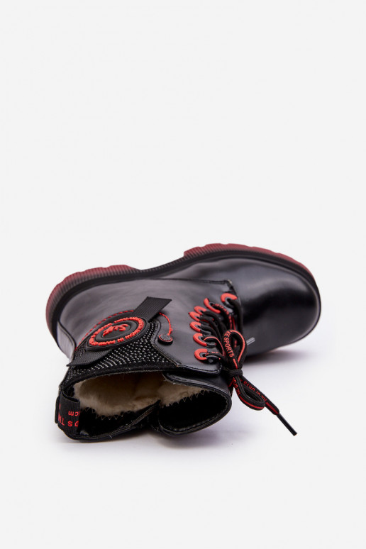 Bottes chaudes pour enfants de couleur noire Askya