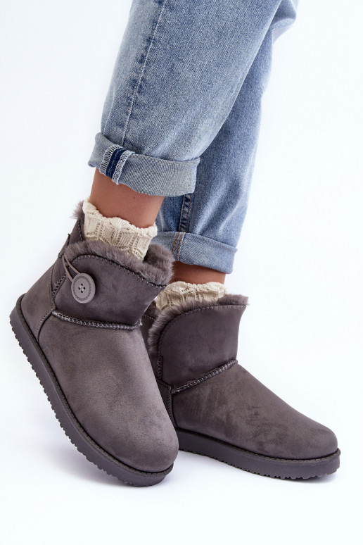 bottes de neige chauffées avec ornements de couleur grise Siriol bottes de neige chauffées avec ornements de couleur grise Siriol