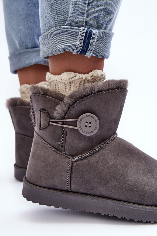 bottes de neige chauffées avec ornements de couleur grise Siriol bottes de neige chauffées avec ornements de couleur grise Siriol