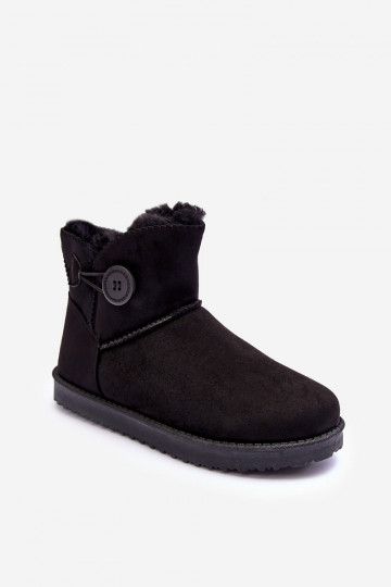 bottes de neige chauffées avec ornements de couleur noire Siriol