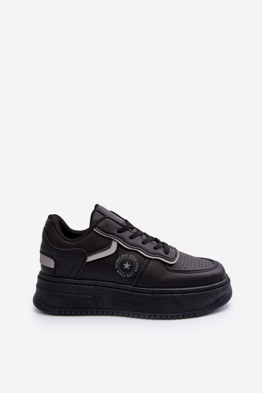 Chaussures de sport pour femmes, baskets Big Star MM274232 couleur noire