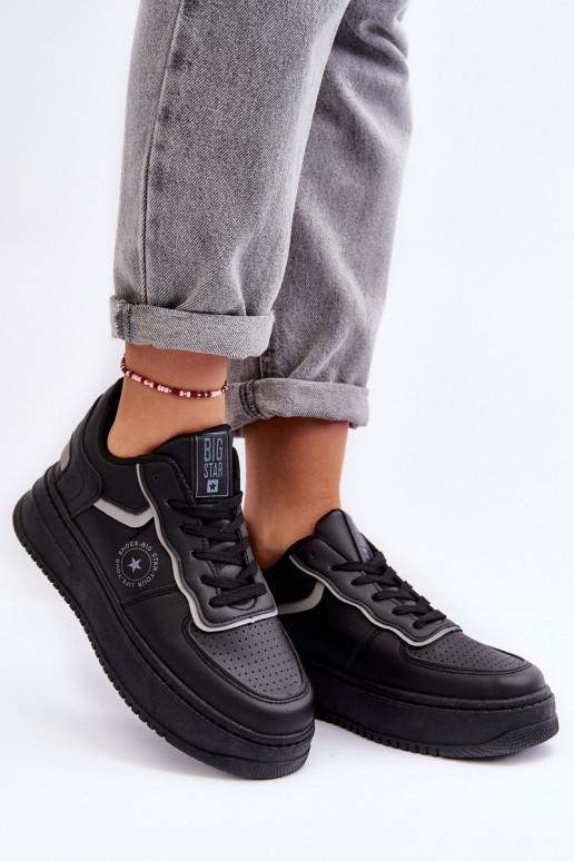 Chaussures de sport pour femmes, baskets Big Star MM274232 couleur noire