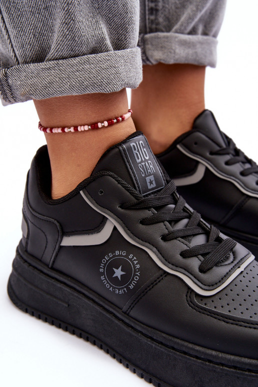 Chaussures de sport pour femmes, baskets Big Star MM274232 couleur noire