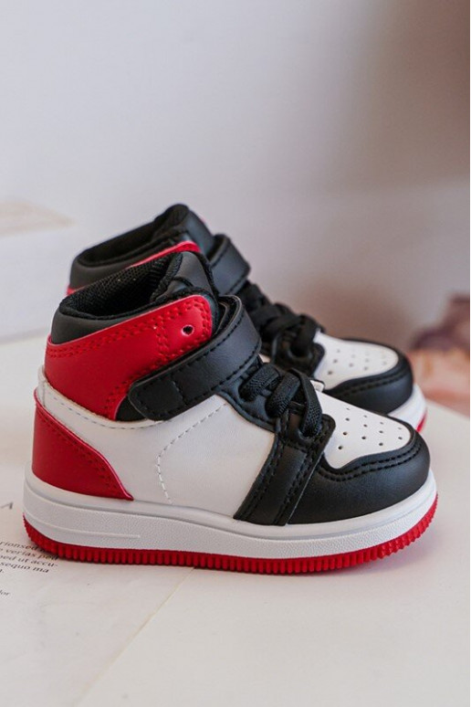 Chaussures de sport pour enfants Couleur blanc-rouge Teredite