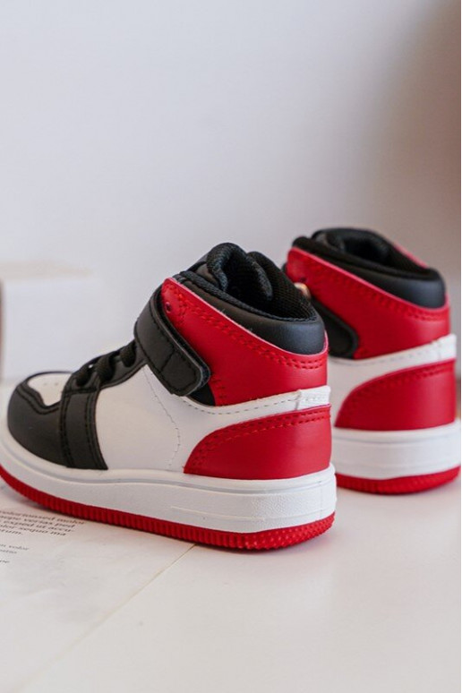 Chaussures de sport pour enfants Couleur blanc-rouge Teredite