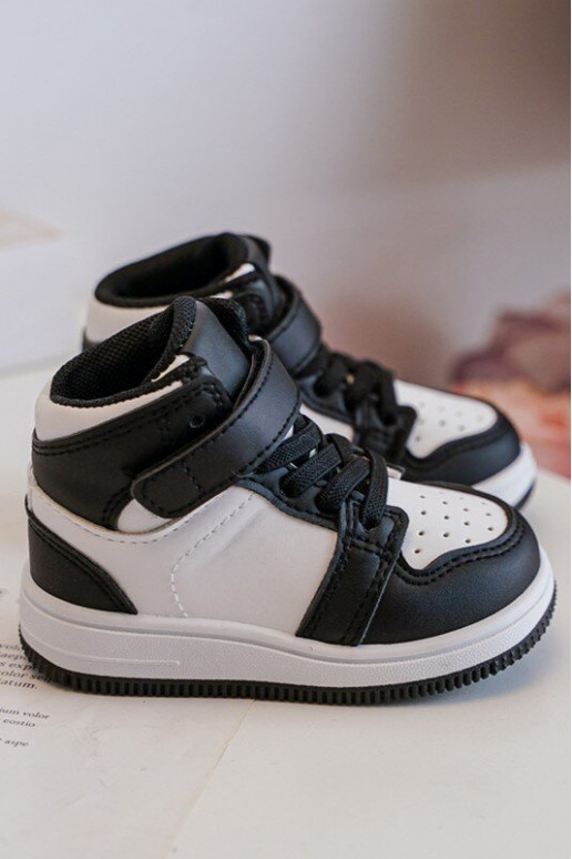 Chaussures de sport pour enfants couleur blanc-noir Teredite
