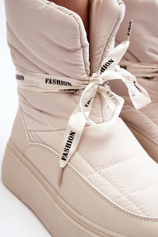 bottes de neige Wiązaniem ivoire Siracna bottes de neige Wiązaniem ivoire Siracna